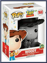 Woody (Black & White) from Toy Story - Toy Story Pop! manufactured by Funko [Front]