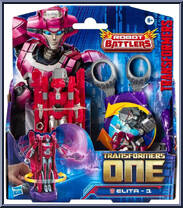 Elita-1 from Transfomers One - Robot Battlers manufactured by Hasbro [Front]