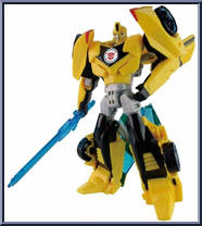 Bumblebee vs Steeljaw from Transformers - Adventure Series - Wave  1 manufactured by Takara [Loose]