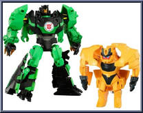 Volcano & Grimlock Volcano Armor from Transformers - Adventure Series - Wave 14 manufactured by Takara [Loose]