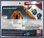 Bumblebee from Transformers - Age of Extinction - Robots in Disguise - 1-Step! manufactured by Hasbro [Back]
