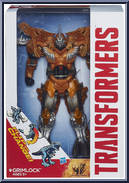 Grimlock from Transformers - Age of Extinction - Robots in Disguise - Flip & Change manufactured by Hasbro [Front]