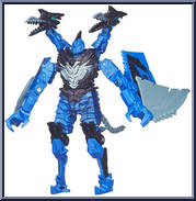 Strafe (Spin Attack) (Dinobot) from Transformers - Age of Extinction - Robots in Disguise - Power Battlers manufactured by Hasbro [Loose]