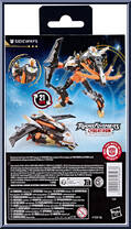 Sideways from Transformers - Age of the Primes - Deluxe Class manufactured by Hasbro [Back]
