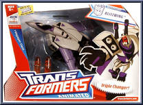 Blitzwing from Transformers - Animated - Voyager Class manufactured by Hasbro [Front]