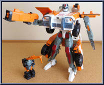 Powerlinx Red Alert with Powerlinx Longarm from Transformers - Armada - Maxcon Assortment manufactured by Hasbro [Loose]