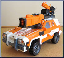 Powerlinx Red Alert with Powerlinx Longarm from Transformers - Armada - Maxcon Assortment manufactured by Hasbro [Loose]