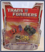 Dirt Digger Team from Transformers - Classics - Mini-Cons manufactured by Hasbro [Front]