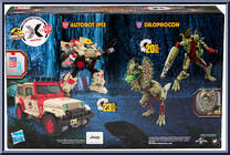 Dilophocon / Autobot JP12 from Transformers - Collaborative - Jurassic Park manufactured by Hasbro [Back]