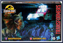 Dilophocon / Autobot JP12 from Transformers - Collaborative - Jurassic Park manufactured by Hasbro [Front]