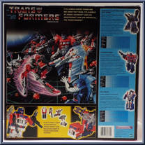Optimus Prime (Powermaster) from Transformers - Commemorative - Series  2 manufactured by Hasbro [Back]