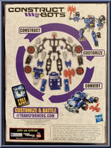 Breakdown from Transformers - Construct-Bots - Scout manufactured by Hasbro [Back]