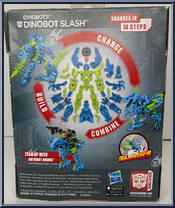 Slash from Transformers - Construct-Bots - Scout manufactured by Hasbro [Back]