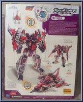 Starscream from Transformers - Cybertron - Supreme Class manufactured by Hasbro [Back]