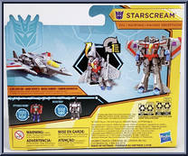 Starscream from Transformers - Cyberverse - 1-Step Changers manufactured by Hasbro [Back]