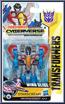 Starscream from Transformers - Cyberverse - Scout Class manufactured by Hasbro [Front]