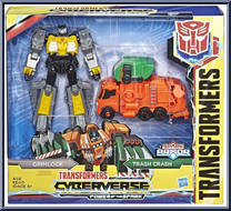 Grimlock / Trash Crash from Transformers - Cyberverse - Power of the Spark - Battle Class manufactured by Hasbro [Front]