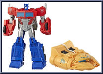 Optimus Prime / Ark Power from Transformers - Cyberverse - Power of the Spark - Battle Class manufactured by Hasbro [Loose]