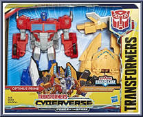 Optimus Prime / Ark Power from Transformers - Cyberverse - Power of the Spark - Battle Class manufactured by Hasbro [Front]