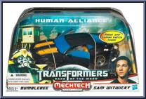 Bumblebee / Sam Witwicky from Transformers - Dark of the Moon - Mechtech Human Alliance manufactured by Hasbro [Front]