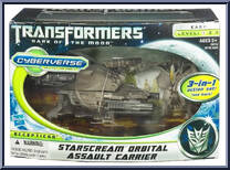 Starscream Orbital Assault Carrier from Transformers - Dark of the Moon - Cyberverse Action Set manufactured by Hasbro [Front]