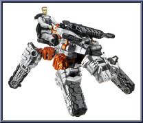 Major Tungsten / Thunderhead from Transformers - Dark of the Moon - Mechtech Human Alliance manufactured by Hasbro [Loose]
