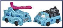Direct-Hit & Power Punch from Transformers - Earthrise War for Cybertron - Micromaster manufactured by Takara [Loose]
