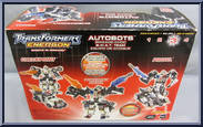 Autobots SWAT Team: Checkpoint & Prowl from Transformers - Energon - Exclusives manufactured by Hasbro [Back]