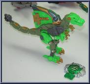 Dino Shout from Transformers - Galaxy Force - Destrons manufactured by Takara [Loose]