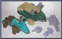 Bristleback (Pretender Monsters) from Transformers - Generation 1 - Series 6 manufactured by Hasbro [Loose]