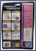 Crankcase from Transformers - Generation 1 - Series 5 manufactured by Hasbro [Back]