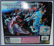Darkwing (Powermaster) from Transformers - Generation 1 - Series 5 manufactured by Hasbro [Back]