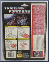 Fizzle from Transformers - Generation 1 - Series 5 manufactured by Hasbro [Back]