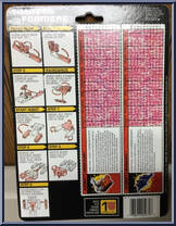 Grand Slam / Raindance from Transformers - Generation 1 - Series 5 manufactured by Hasbro [Back]