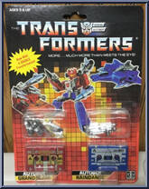 Grand Slam / Raindance from Transformers - Generation 1 - Series 5 manufactured by Hasbro [Front]