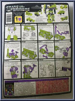 Hook from Transformers - Generation 1 - Series 2 manufactured by Hasbro [Back]