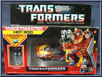 Hot Rod (Targetmaster) from Transformers - Generation 1 - Series 4 manufactured by Hasbro [Front]