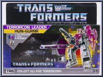 Hun-Gurrr from Transformers - Generation 1 - Series 4 manufactured by Hasbro [Front]