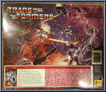 Mirage from Transformers - Generation 1 - Series 1 manufactured by Hasbro [Back]