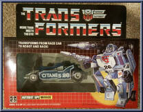 Mirage from Transformers - Generation 1 - Series 1 manufactured by Hasbro [Front]