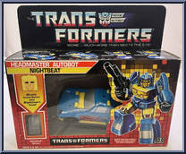 Nightbeat (Headmaster) from Transformers - Generation 1 - Series 5 manufactured by Hasbro [Front]