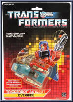 Override from Transformers - Generation 1 - Series 5 manufactured by Hasbro [Front]