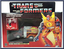 Rodimus Prime from Transformers - Generation 1 - Series 3 manufactured by Hasbro [Front]