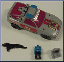 Siren (Headmaster) from Transformers - Generation 1 - Series 5 manufactured by Hasbro [Loose]