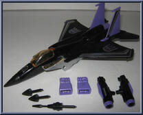 Skywarp from Transformers - Generation 1 - Series 1 manufactured by Hasbro [Loose]