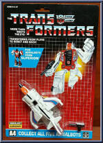 Slingshot from Transformers - Generation 1 - Series 3 manufactured by Hasbro [Front]