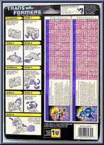 Slugfest / Overkill from Transformers - Generation 1 - Series 4 manufactured by Hasbro [Back]