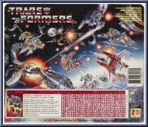 Smokescreen from Transformers - Generation 1 - Series 2 manufactured by Hasbro [Back]