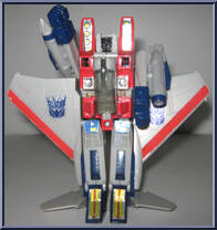 Starscream from Transformers - Generation 1 - Series 1 manufactured by Hasbro [Loose]