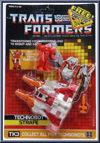 Strafe from Transformers - Generation 1 - Series 4 manufactured by Hasbro [Front]